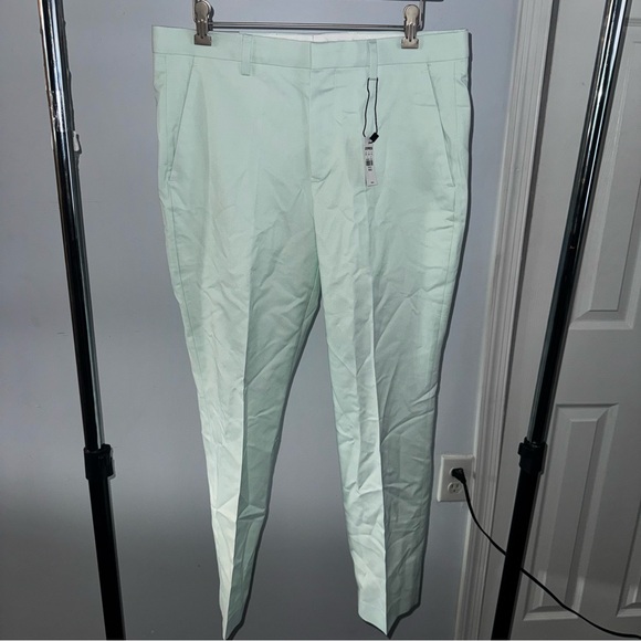 Express Men’s Mint Green Slim Dress Pants Size 31x30 NWT! - Picture 1 of 7